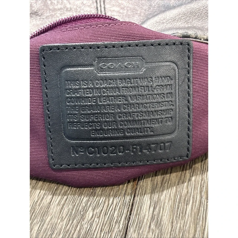 Coach Metallic Hobo Ladies Bag Purse No. C1020-F14707